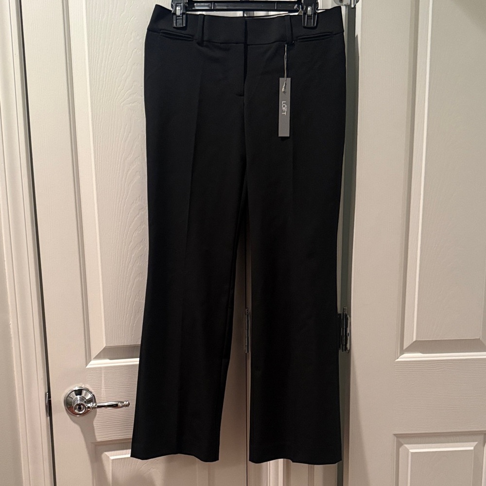 LOFT Julie Trouser Petite Women’s Black Pants NWT